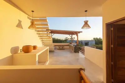 Un balcón o terraza de La petite Casa - Luxury home close to La Punta