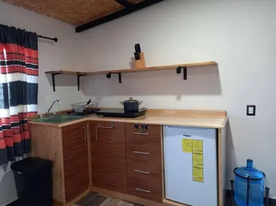 Una cocina o zona de cocina en Cabaña San Agustín Etla