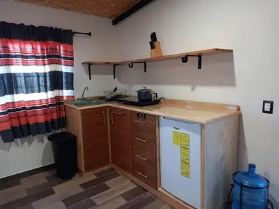 Una cocina o zona de cocina en Cabaña San Agustín Etla