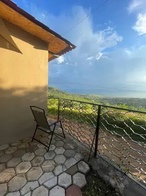 Un balcón o terraza de Cabaña San Agustín Etla