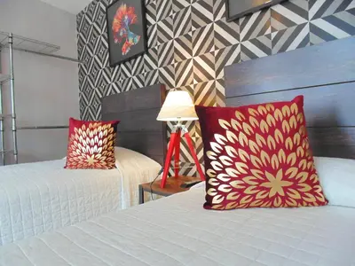 Cama o camas de una habitación en Coyotito Beds Coyoacan Confort y flexibilidad