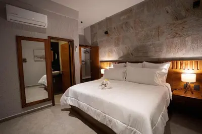 Cama o camas de una habitación en Aurora Hotel Boutique