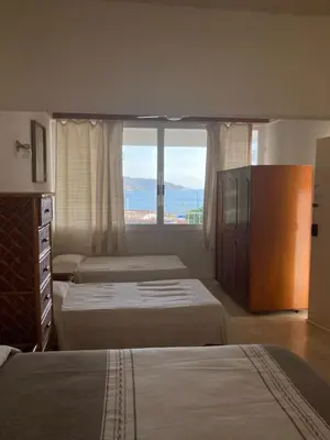 Cama o camas de una habitación en Villa Covadonga