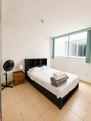 Cama o camas de una habitación en Departamento Harmony Xalapa