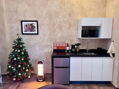 Una cocina o zona de cocina en Loft El Tapatío en Val'Quirico