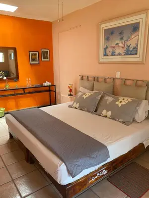 Cama o camas de una habitación en Quinta Ángeles