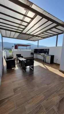 Un balcón o terraza de Excelente lugar para descansar