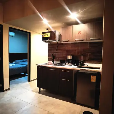 Una cocina o zona de cocina en Hotelito s