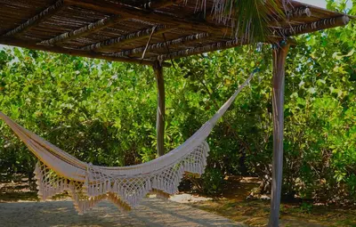 Jardín al aire libre en Mazul Puerto Escondido