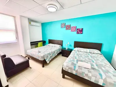 Cama o camas de una habitación en Hotel Plazha Express