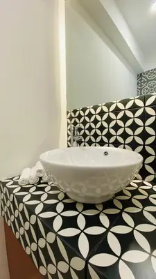 Un baño de Casa Sierra Negra