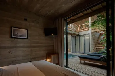 Cama o camas de una habitación en Punta Tamarindo