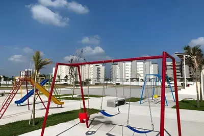 Zona de juegos infantil en Dream Lagoons Veracruz