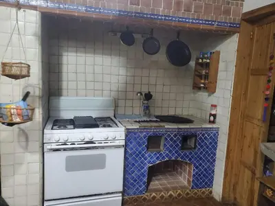Una cocina o zona de cocina en Teques relax y naturaleza