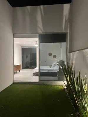 Cama o camas de una habitación en Residencia Corinto La Cima Frac Burgos Bugambilias