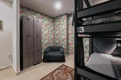 Plano de Cozy Bed in mixed room