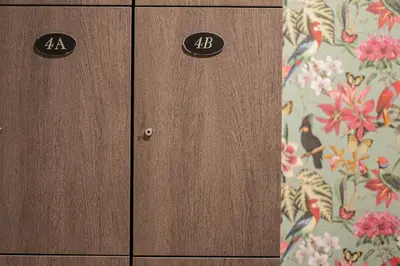 Plano de Cozy Bed in mixed room