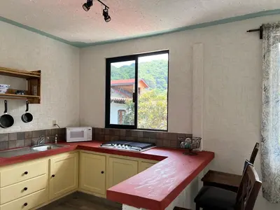 Una cocina o zona de cocina en Departamento cómodo y céntrico en Malinalco.