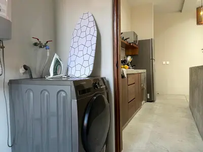 Una cocina o zona de cocina en Rooms Zicatela
