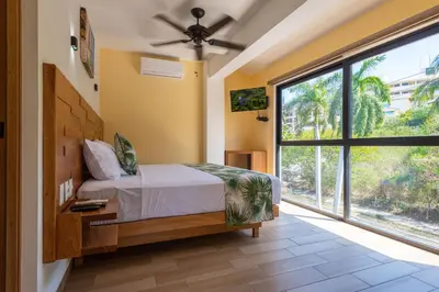 Cama o camas de una habitación en Condominios Brisas del Mar