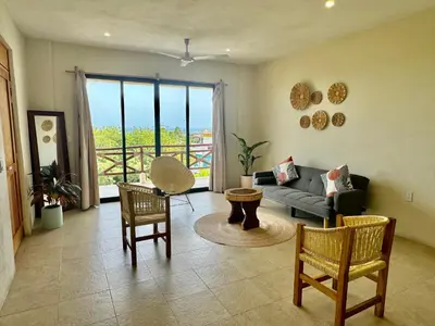 Zona de estar de Casa Zianda - Departamentos en Puerto Escondido