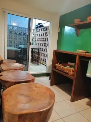 Zona de estar de Con arte oaxaqueño a 15 min del centro