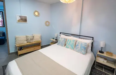 Cama o camas de una habitación en Casa Cielo