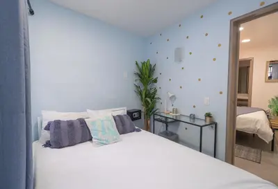 Cama o camas de una habitación en Casa Cielo