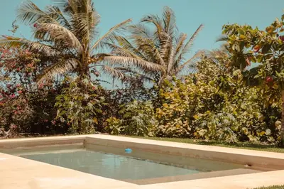 Piscina en o cerca de Casa de playa El Cortijo