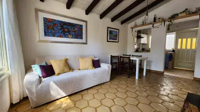 Zona de estar de Casa Lavanda