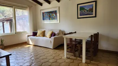 Zona de estar de Casa Lavanda