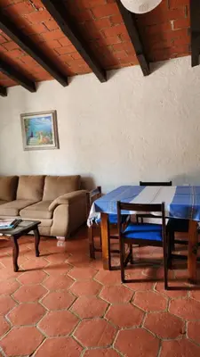 Zona de estar de Bungalow del trotamundos