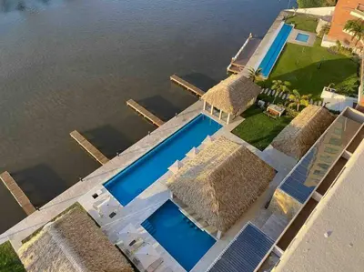 Piscina en o cerca de 9nopiso Vista al Mar con 3 Albercas con Gym y Playa