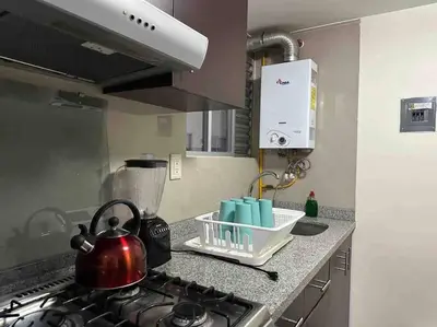 Una cocina o zona de cocina en Apartamento cerca autódromo