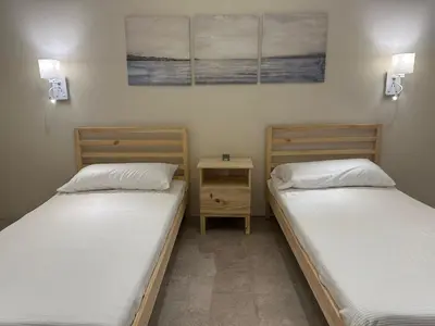 Cama o camas de una habitación en Departamentos Flamboyant