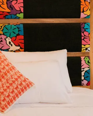 Cama o camas de una habitación en Punta Agave Suites