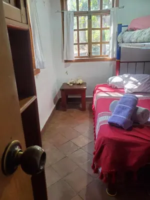 Cama o camas de una habitación en Glamp de Lujo Teques Granja El Sol
