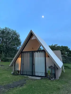 Jardín al aire libre en Chalets Encino Saúco