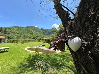 Paisaje cerca of this country house