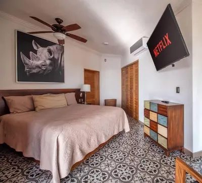Cama o camas de una habitación en Casa Maka - Stunning Oceanfront Villa