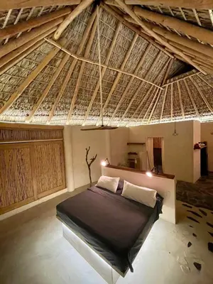 Cama o camas de una habitación en Madre Selva