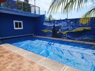 Piscina en o cerca de Casa azul