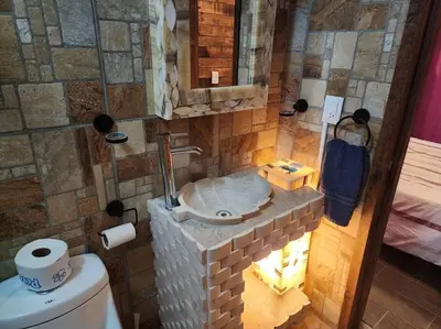 Un baño de Casa azul