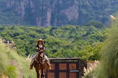 Montar a caballo en el hotel o alrededores