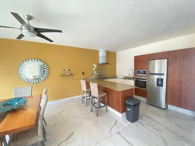 Una cocina o zona de cocina en 100%Familiar y Lujo, Gratis WiFi