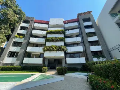 Piscina en o cerca de Costera, depa hasta 9 personas con vista al mar, alberca, terraza y aire acondicionado