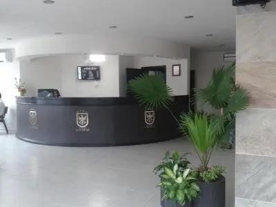 El vestíbulo o zona de recepción de Hotel & Lounge Las Islas