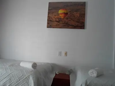 Cama o camas de una habitación en Hotel María Bonita