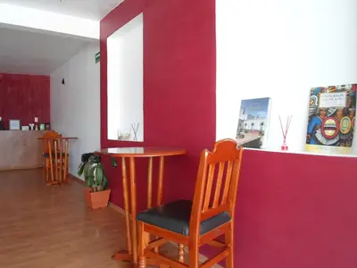 Zona de estar de Hotel María Bonita