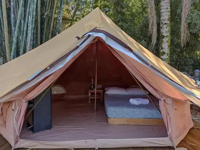 Plano de Glamping Campamento Cuetzalan